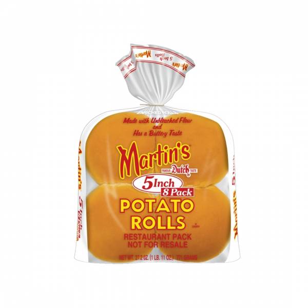 PAN MARTIN'S POTATO 5" ROLLS HAMBURGESA 5" (8 UNITS) FS