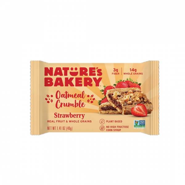 NATURE'S B OATMEAL CRUMBLE STRAWBERRY