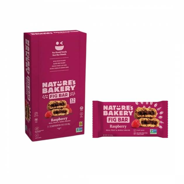 NATURE'S BAKERY RASPBERRY DISPLAY