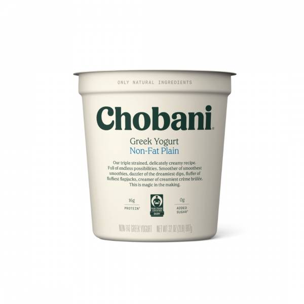 CHOBANI YOGURT GRIEGO NATURAL 0% GRASA