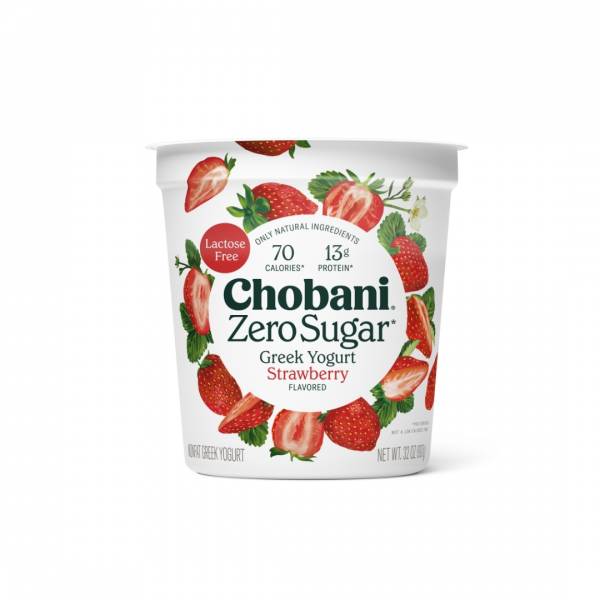 CHOBANI ZERO SUGAR STRAWBERRY 32 ONZ