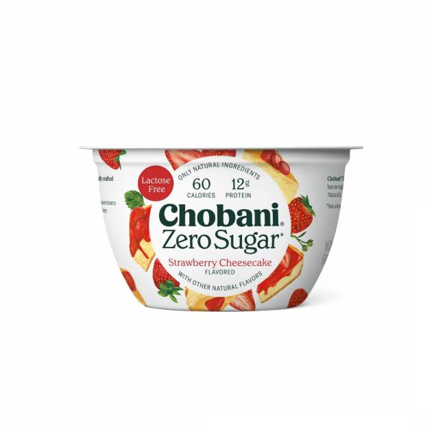 CHOBANI ZERO SUGAR STRAWBERRY CHEESECAKE