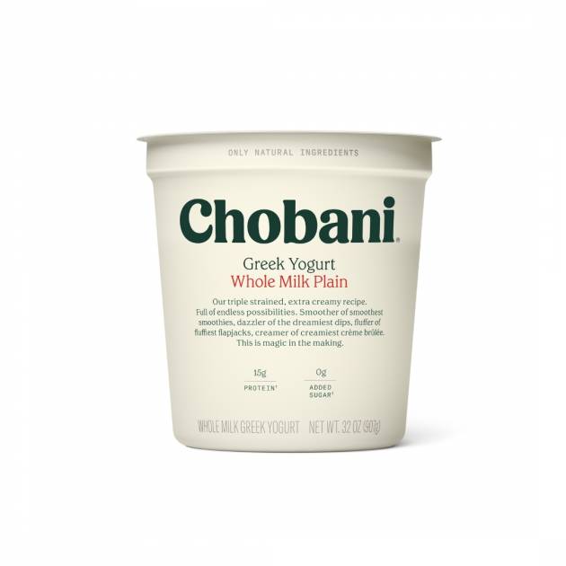 CHOBANI YOGURT GRIEGO NATURAL 5% GRASA