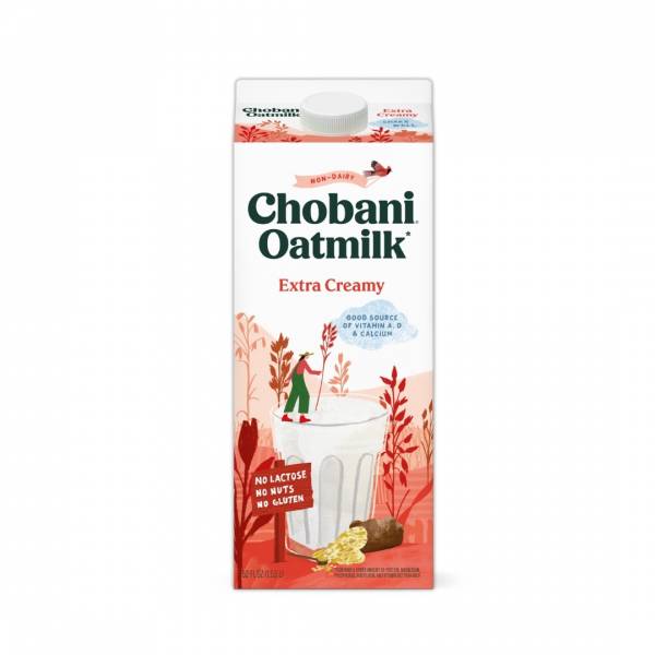 CHOBANI OATMILK PLAIN EXTRA CREAMY