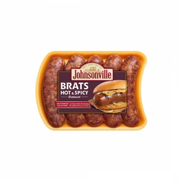 JVL BRATS  HOT SPICY BRATWURST