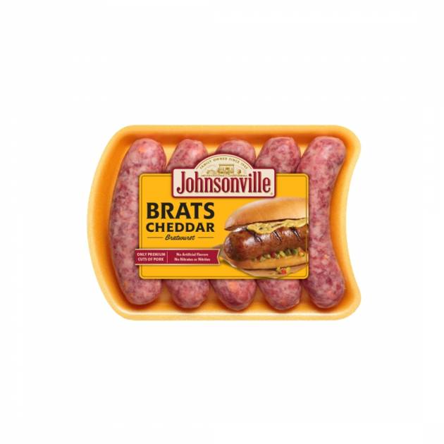 JVL BRATS CHEDDAR BRATWURST